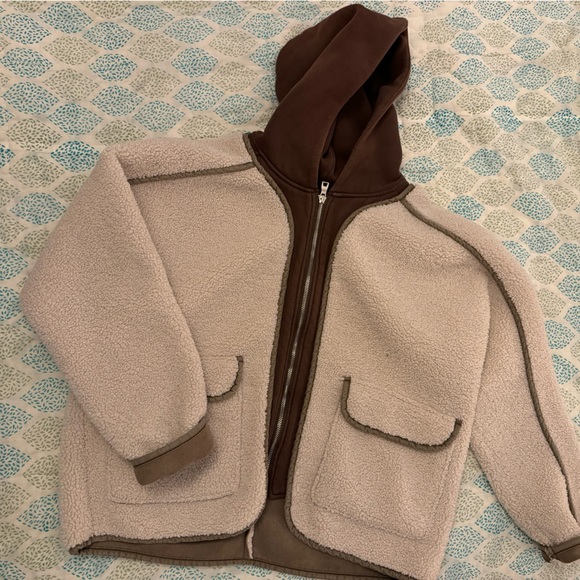 Cream Teddy Jacket - Picture 1 of 2